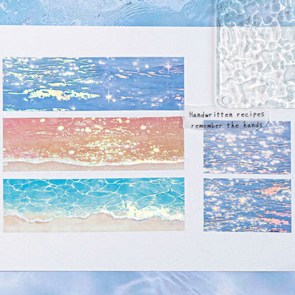 Water Ripple Halo Series Rainbow Light PET Tape