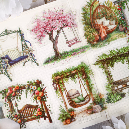 Swing Series Sticker for journaling, scrapbooking and collage