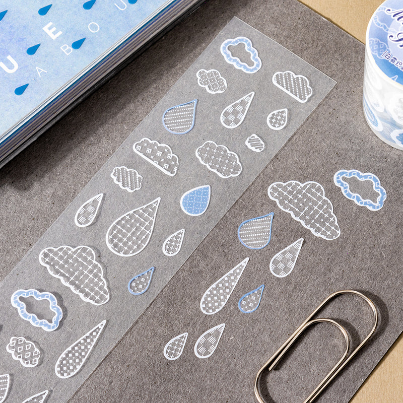 White Mist Weaving Shadows Series Die Cutting PET Tape
