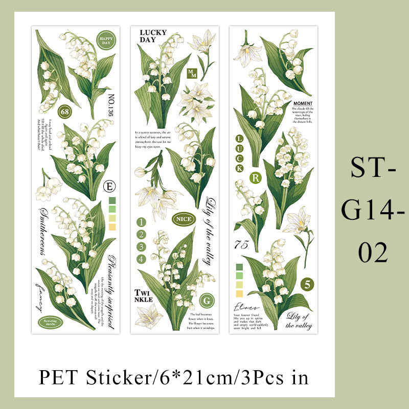 Flowers of the letter Sticker