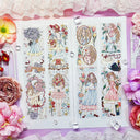 Whole Roll 6cm*5m Flower Appointment Shell Light PET Tape