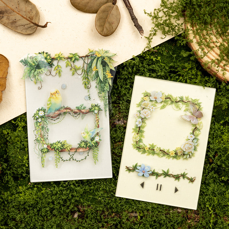 Green Vine Widespread Series Die Cutting PET Tape