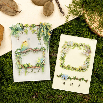 Green Vine Widespread Series Die Cutting PET Tape