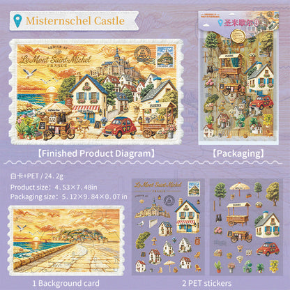 Embroidered Journey Series 3D Sticker