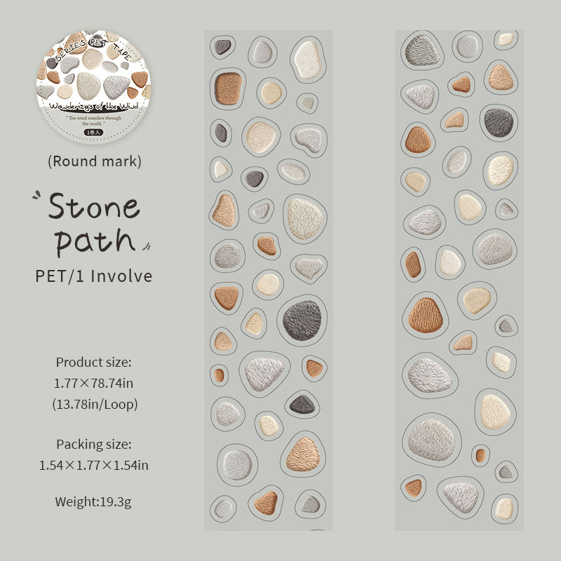 Journey of the Wind Series Die Cutting PET Tape