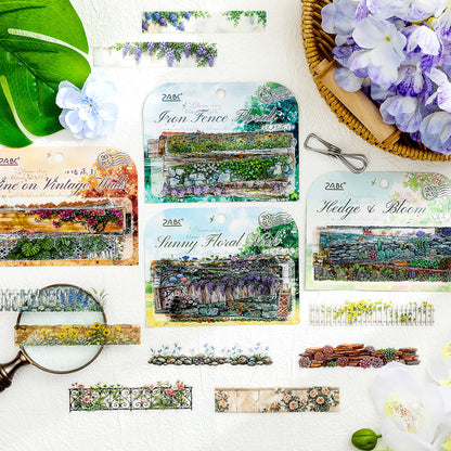 Flower Wall Sermon Series Sticker featuring flower designs for journaling, scrapbooking and collage