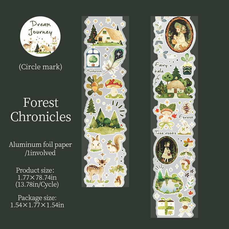 Dream Journey Series Aluminum Foil Paper Tape