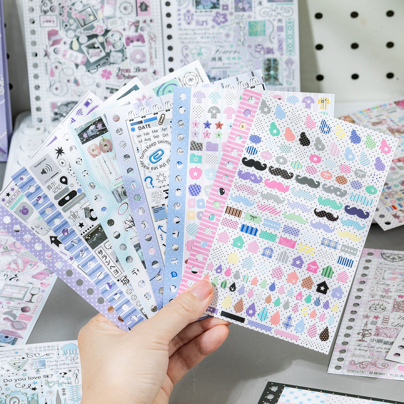 Dream Island Sequel Series Sticker Book featuring dream, book, and island designs for journaling, scrapbooking and collage