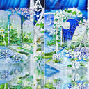 7cm*100cm Monet Moonlit Night Shell Light PET Tape