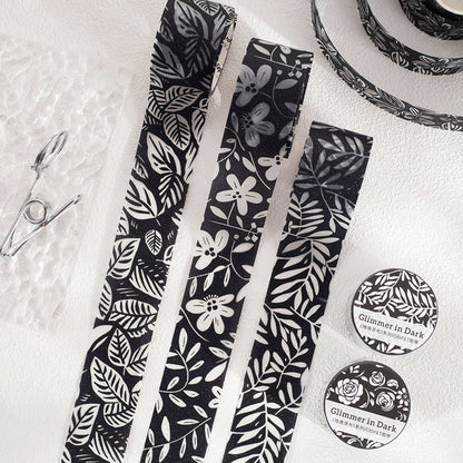 Dark Night Glitter Series Flash Sand PET Tape for journaling, scrapbooking and collage