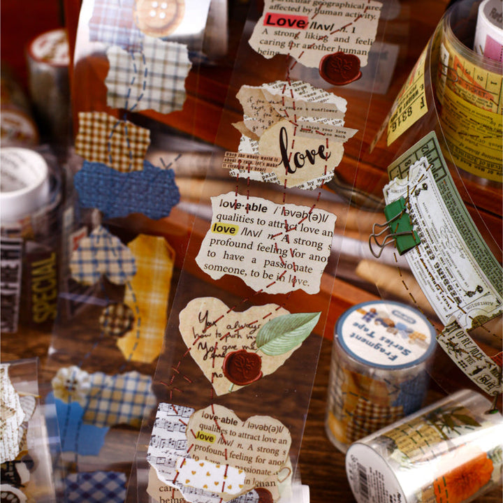 Fragment Series PET Tape for journaling, scrapbooking and collage