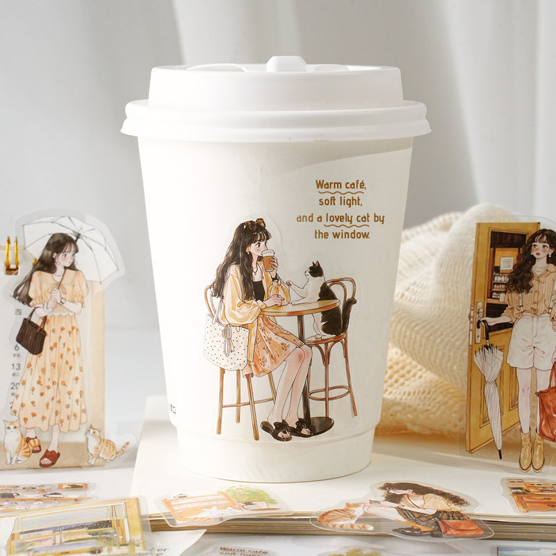 Warm Companions Series Sticker for journaling, scrapbooking and collage