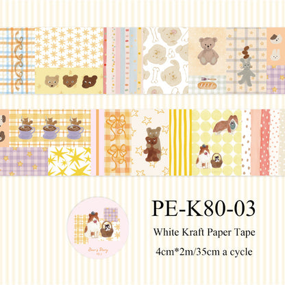 Dream Seasons Series White Kraft Paper Tape