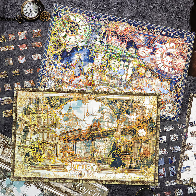Fog City Memories Series 3D Sticker for journaling, scrapbooking and collage