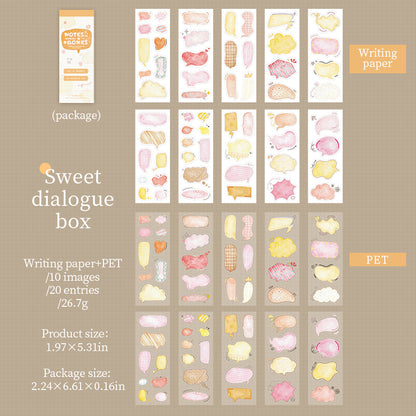 Notes Boxes Series Sticker Book