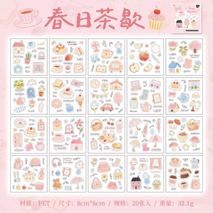 Four Seasons Signal Series PET Sticker Book