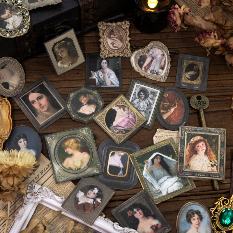 Medieval Picture Frame Series Sticker for journaling, scrapbooking and collage