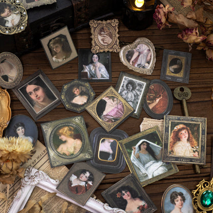 Medieval Picture Frame Series Sticker for journaling, scrapbooking and collage