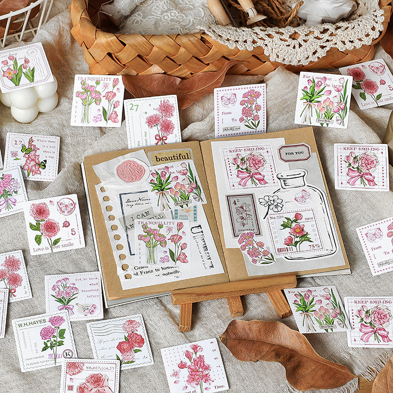 Flowers in the Mirror Sticker