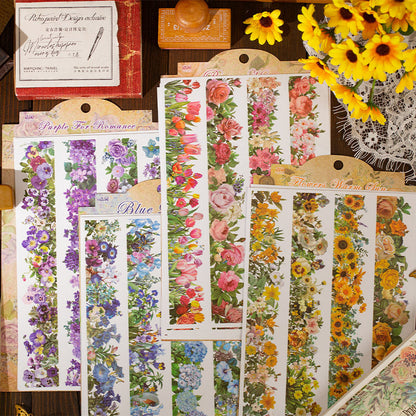 The flowers fell all over the garden Sticker