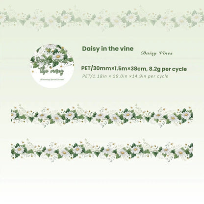 Floral Spread Series PET Tape