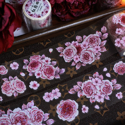 The beauty of flowers Die-Cutting Washi Tape - Sample 100cm
