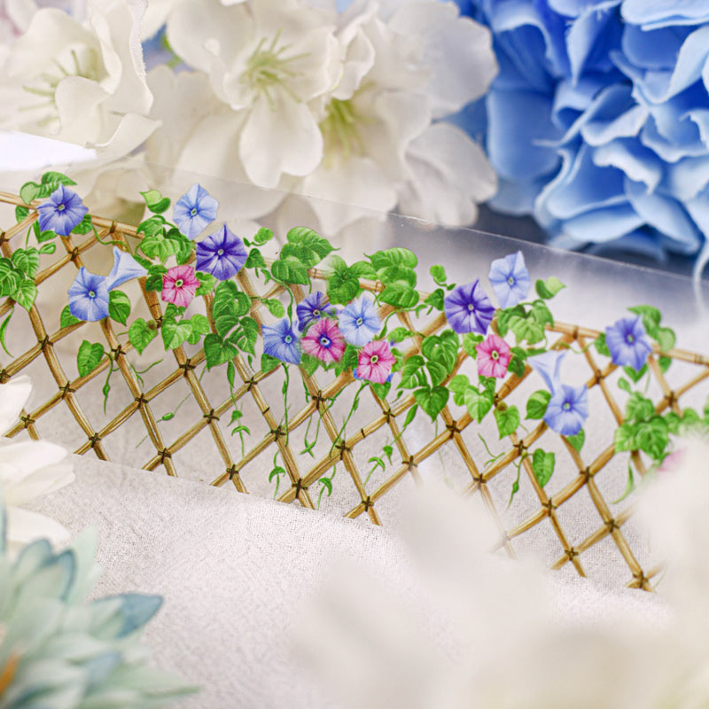 Retro fence series PET Tape featuring retro designs for journaling, scrapbooking and collage
