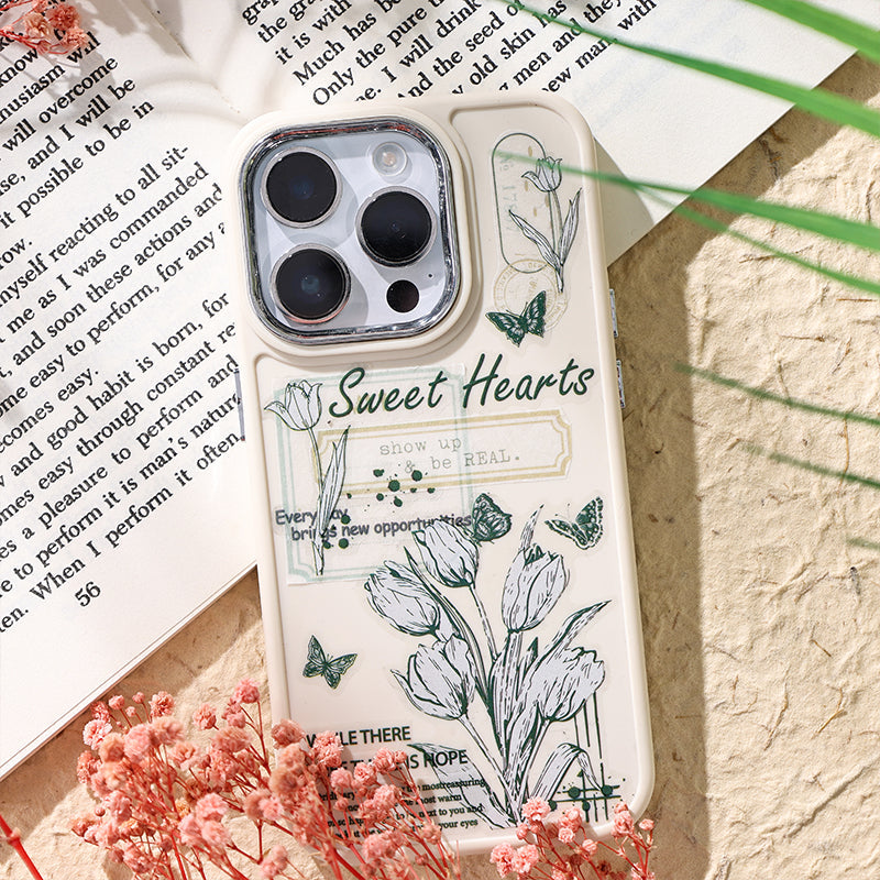 Flower language poetic Sticker