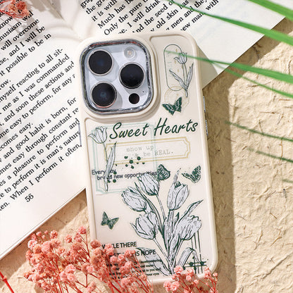 Flower language poetic Sticker