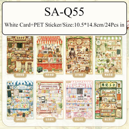 Local Attractions 3D Sticker Book featuring book designs for journaling, scrapbooking and collage
