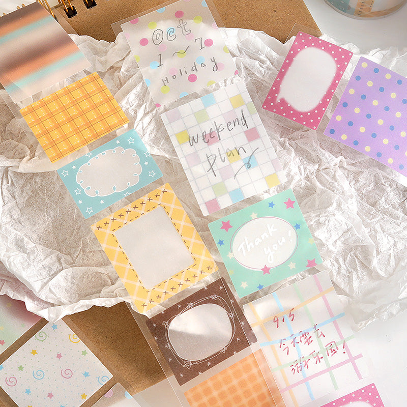 Wave Dots Series Die Cutting Tracing Paper Tape