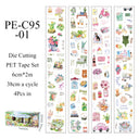 The feeling of life series Die Cutting PET Tape Set