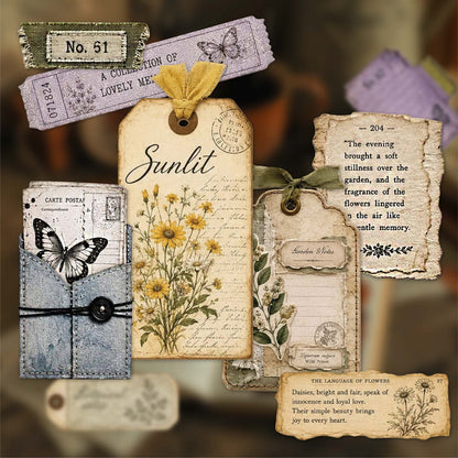 Time Tips Series Sticker for journaling, scrapbooking and collage