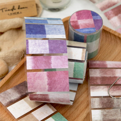 Time Weaving Machine Series Die Cutting White Kraft Paper Tape featuring white designs for journaling, scrapbooking and collage