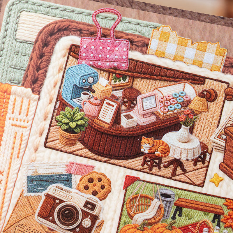 Wondrous Journey Series 3D Sticker for journaling, scrapbooking and collage