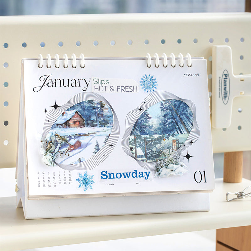 Beautiful Scenery View Series Sticker Book featuring book designs for journaling, scrapbooking and collage