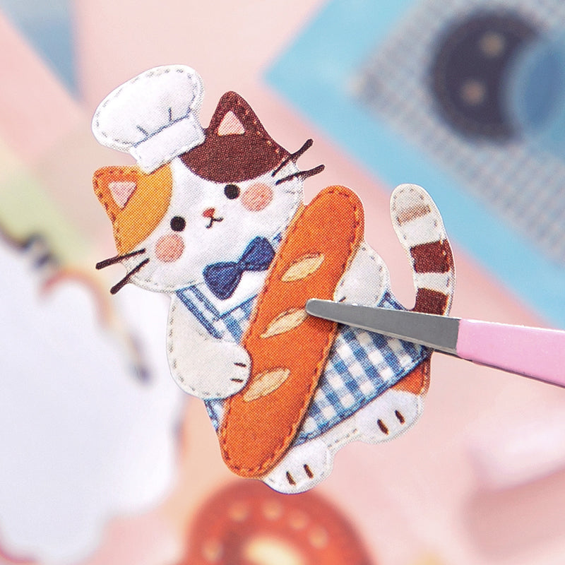 Patchwork Series Sticker Book featuring book designs for journaling, scrapbooking and collage