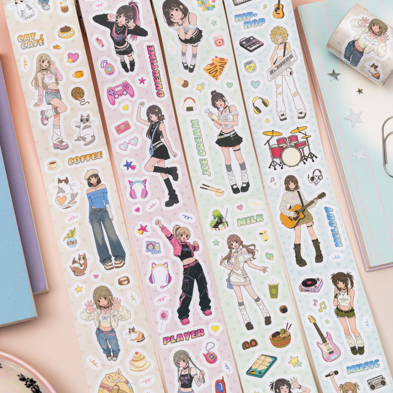 Vitality Guide Series Synthetic Paper Tape for journaling, scrapbooking and collage