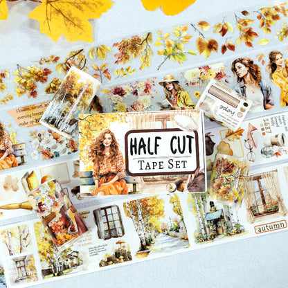 White Birch Quotes Tape Set featuring white designs for journaling, scrapbooking and collage
