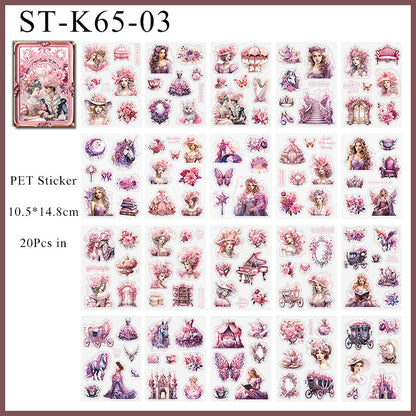 Baroque Garden Girl Sticker Book