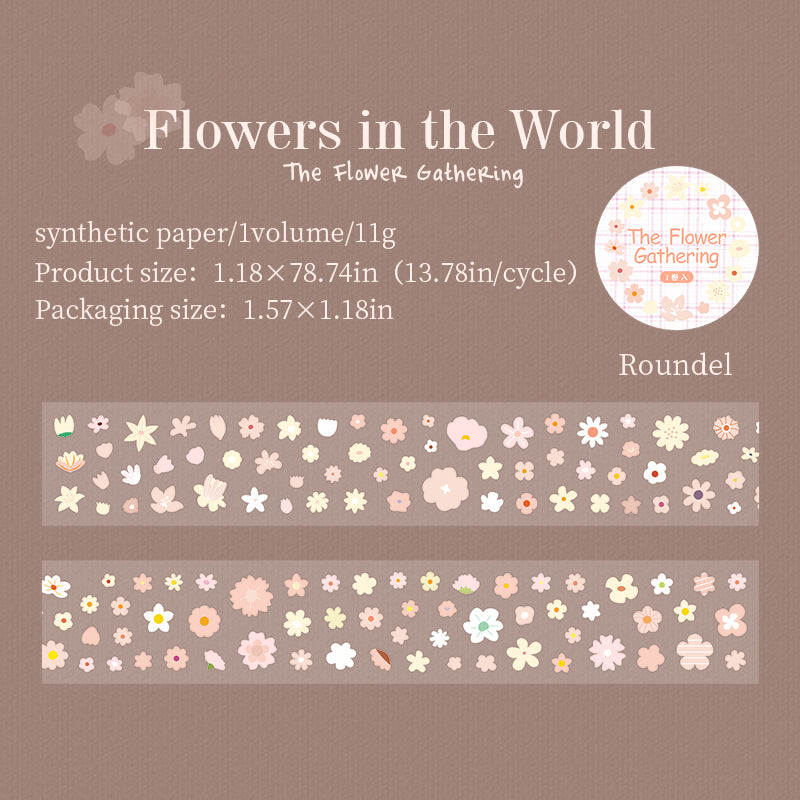 Mihua Collection Series Die Cutting Synthetic Paper Tape