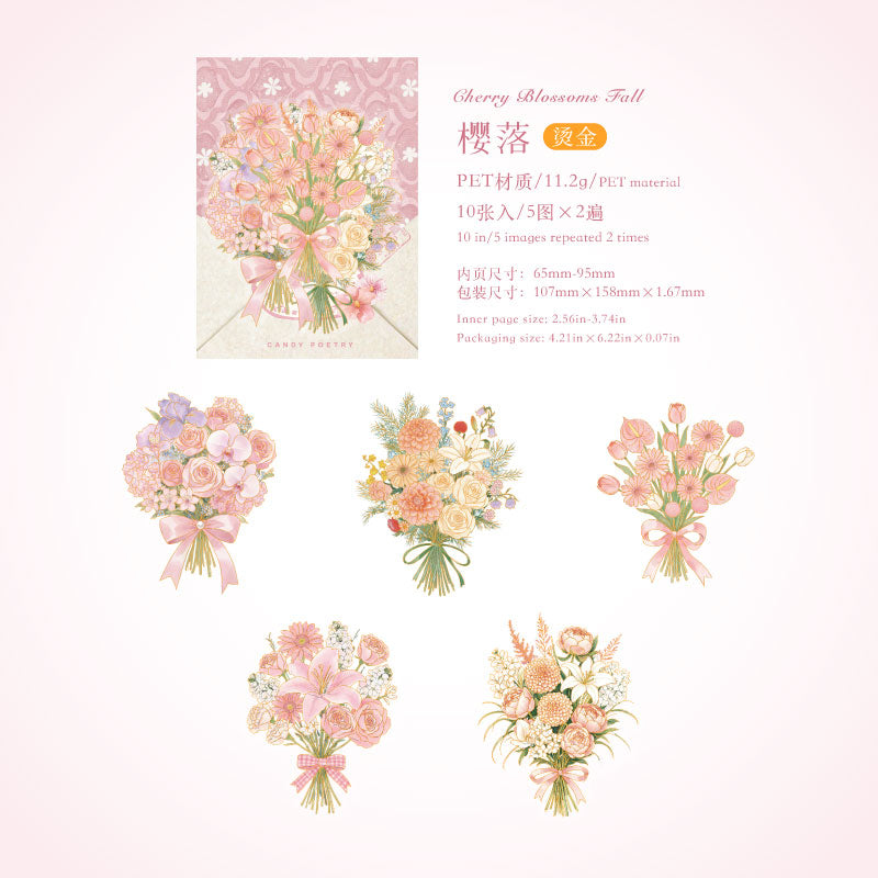 Floral Notes Story Series Sticker