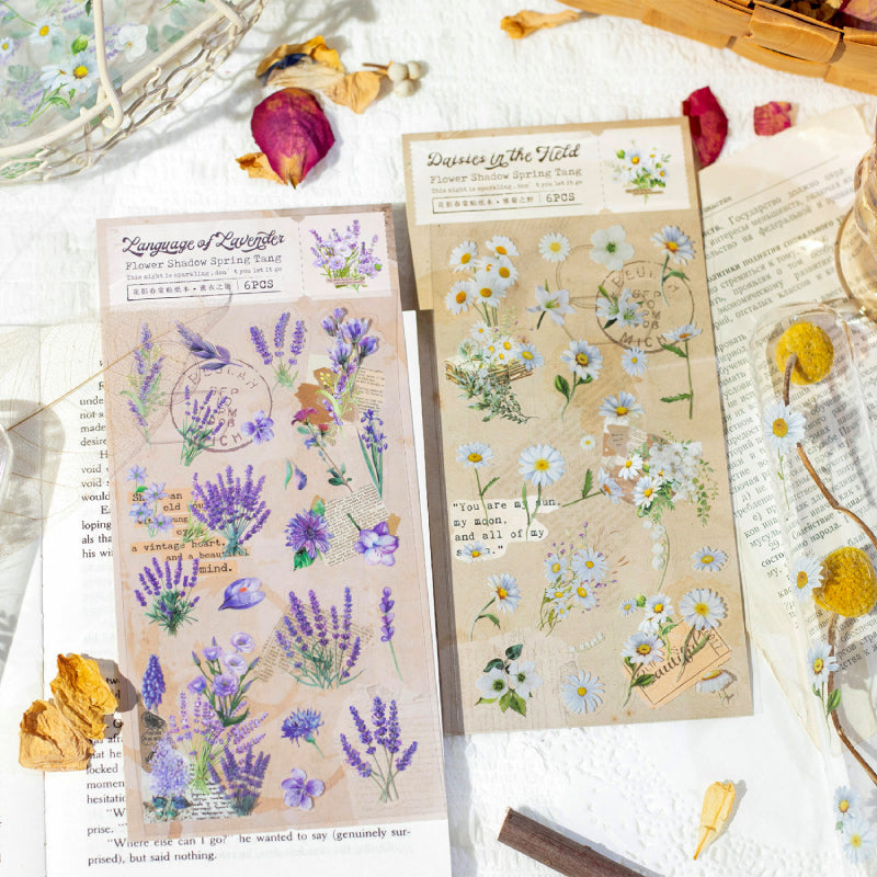 Flower shadow Spring Sticker