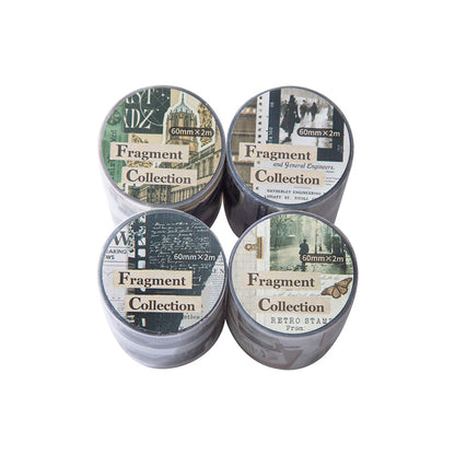 Fragment Collection Series Die Cutting PET Tape for journaling, scrapbooking and collage