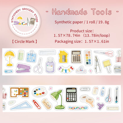 Stationery General Store Series Die Cutting Self-adhesive Tape