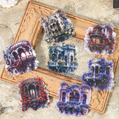 Gothic flower court Sticker
