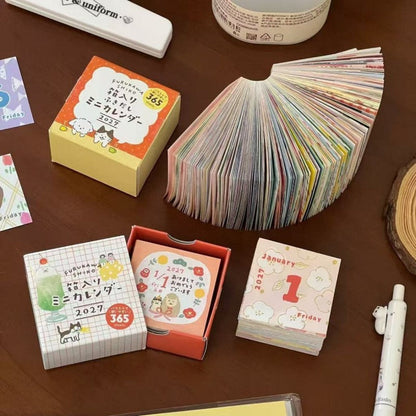 2027 Cute Illustration Mini Calendar