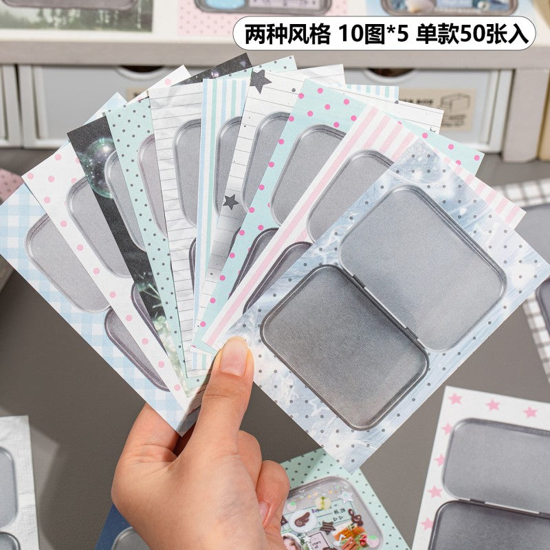 Iron Box Wishes Material Paper