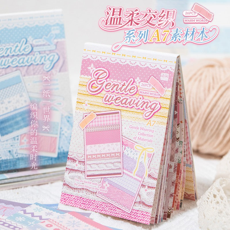 Gentle Interwoven Material Book